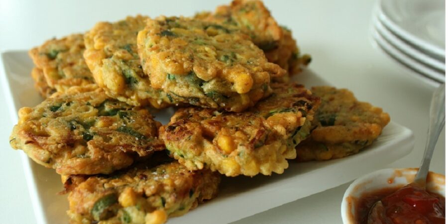 Egg free zucchini fritters