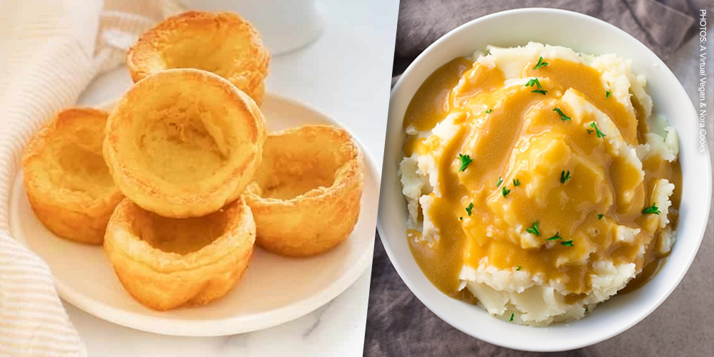 Yorkshire puddings + gravy