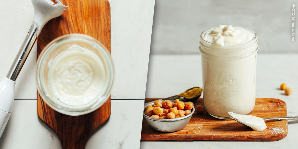 Creamy, dreamy aquafaba mayo