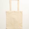 Back of the natural cotton tote bag