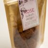 Side shot of 'Rose turkish delight'. Brown and clear packet. Pink label