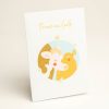 "Peace on Earth" Christmas card with a pic of a cow and calf