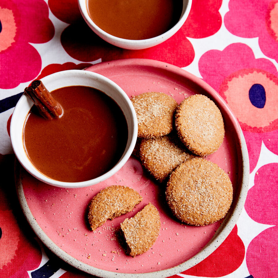 Mexican Hot Chocolate & Almond Orange Cookies recipe