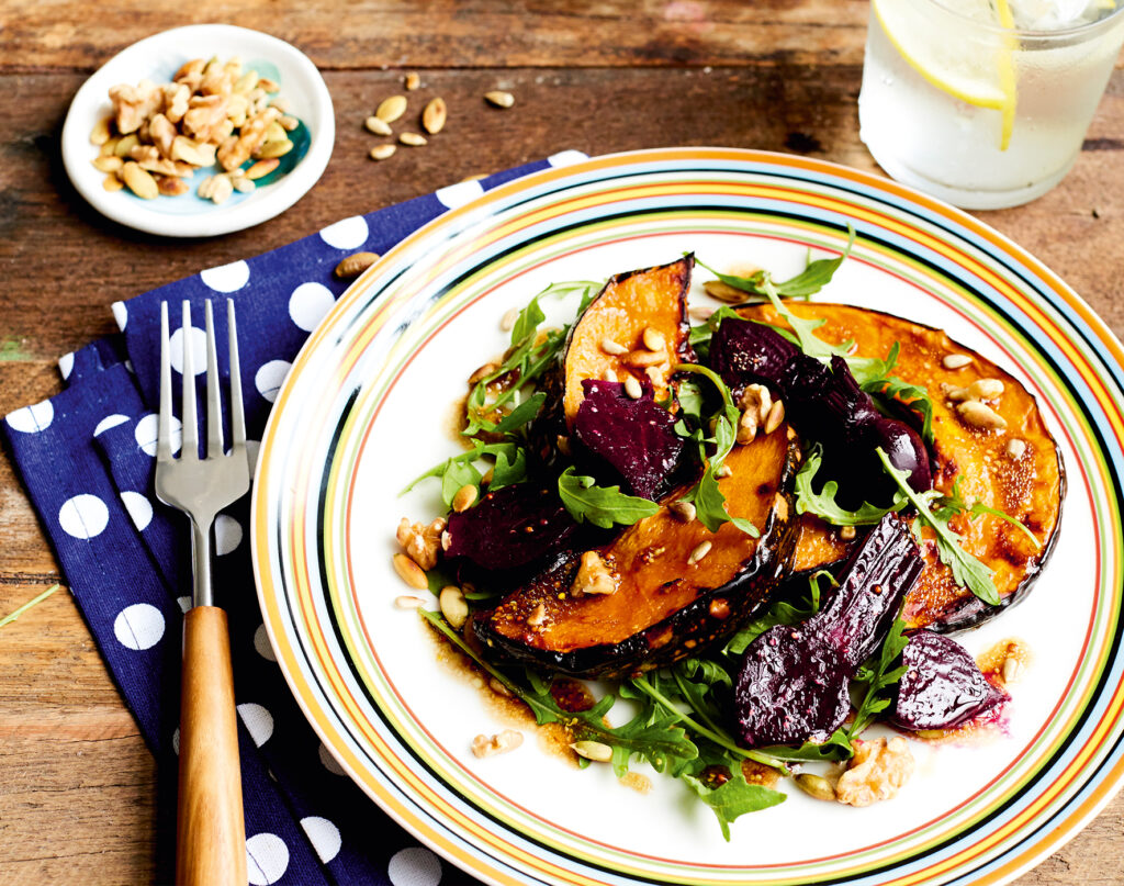 Roasted Beetroot & Pumpkin Salad recipe