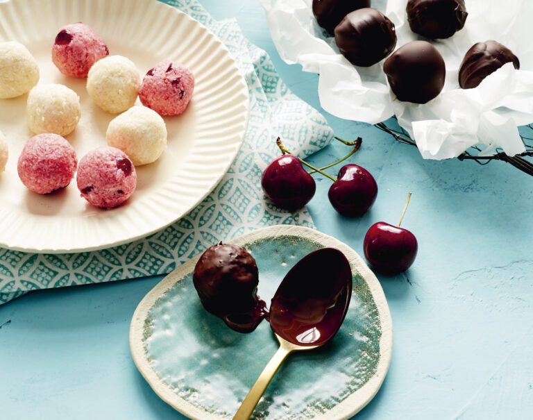 Coconut Cherry Truffles recipe