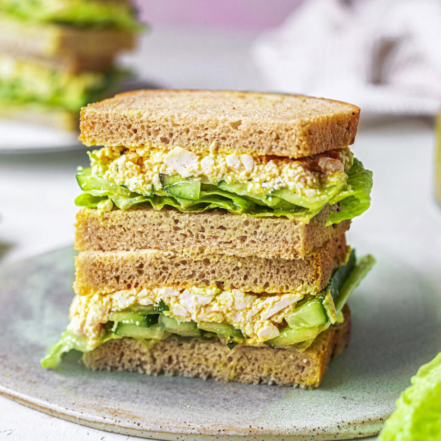 Egg-less Salad Sandwich recipe