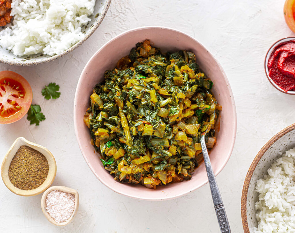 Ethiopian Spiced Greens recipe