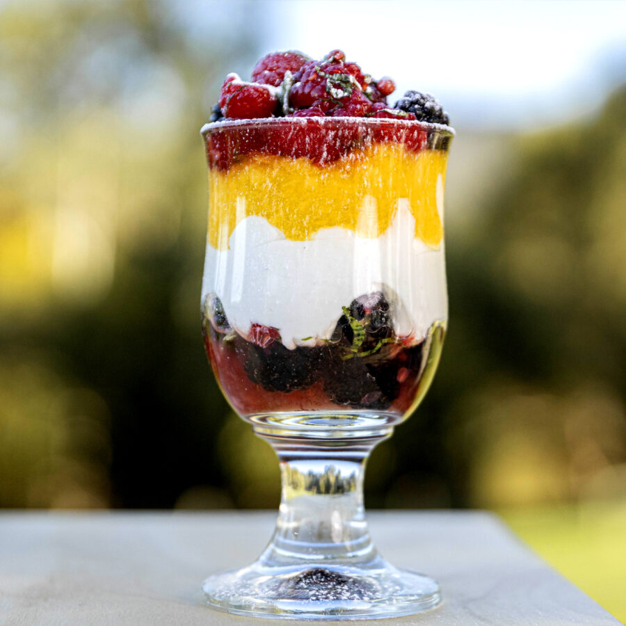 Kombucha Berry Trifle recipe